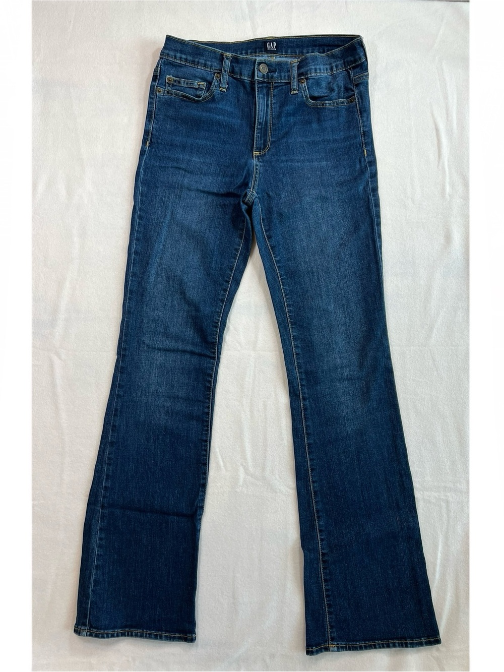 Light Blue Distressed Boot Leg Women Jeans